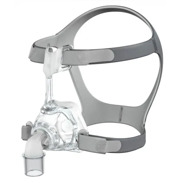 Máscara nasal ResMed Mirage FX, triangular, com o apoio de testa flexível e a almofada inteira de silicone