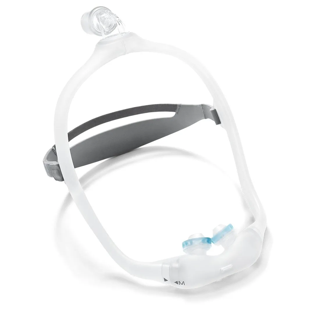 Máscara pillow Philips DreamWear, com almofada que entra nas narinas